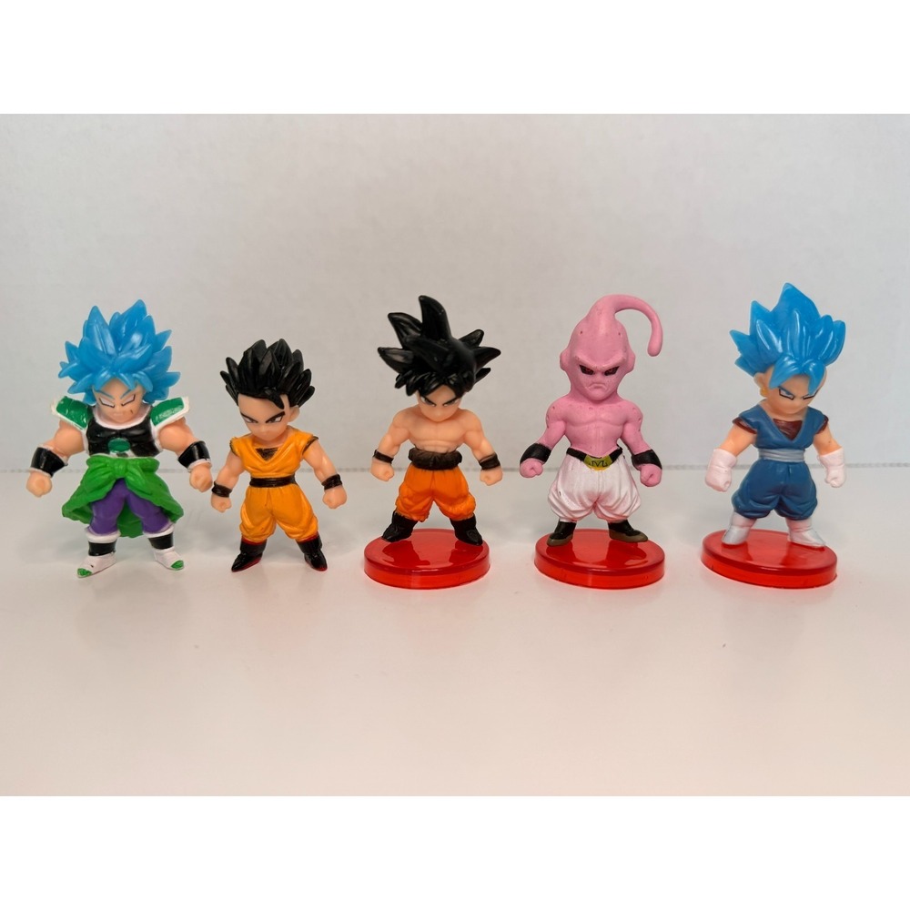 Dragon Ball Z Mini Figure Lot Goku Vegeta Broly Majin Buu Super Saiyan DBZ Figur
